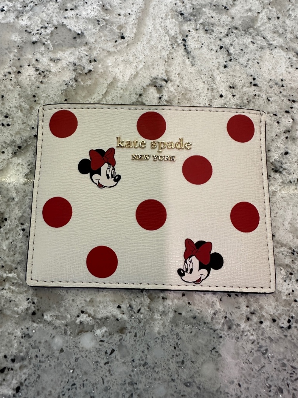 Kate Spade Disney Minnie Mouse Love My Dots Cardholder